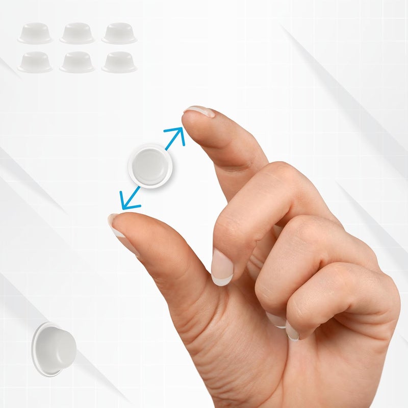 Technogel Protector, Transparent Peel-and-Stick Surface Protectors, High- Durable, Shock Absorbing, Reusable, Noise Damping, Door Bumpers (Small) - Image 1